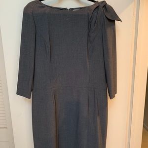 Gray sheath dress